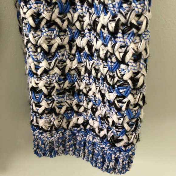 Tommy Hilfiger Fringed Open Front Sweater Jacket Size M - Picture 5 of 13